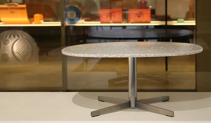 ecoBirdy's Frost Table on display at Design Museum Brussels