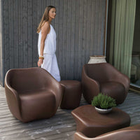 Reborn Armchair Moka-Brown