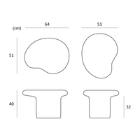 Marine Coffee Table H.40 Stony-Grey