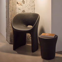 ecoBirdy Richard Armchair and Judy Side Table form a cozy seating corner.