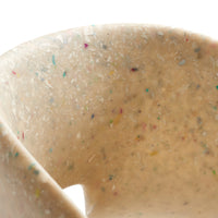 The Faded-White colour from ecoBirdy that has a cream, beige look with recycled colourful flakes.