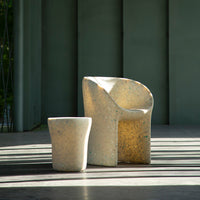 ecoBirdy Judy Side Table in an outdoor setting.