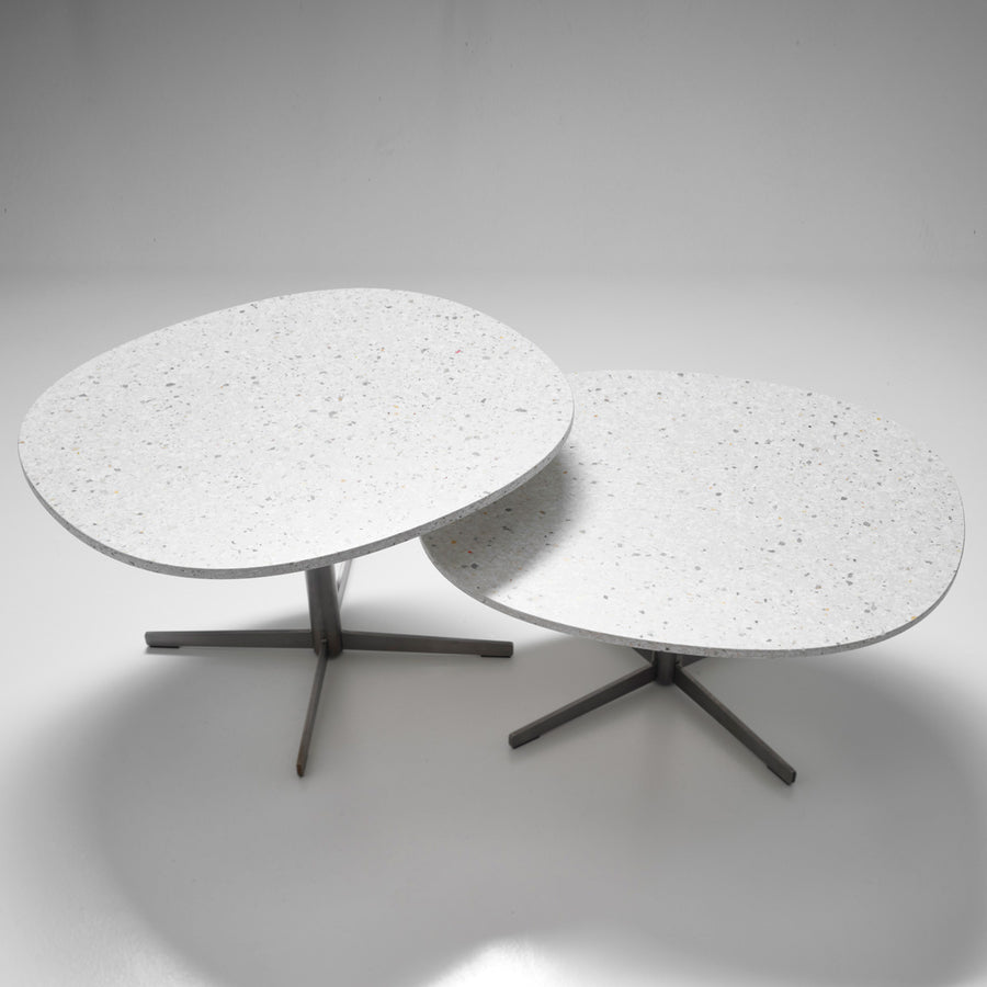 Frost Table is available in different heights to offer you a modern coffee or salon table. 