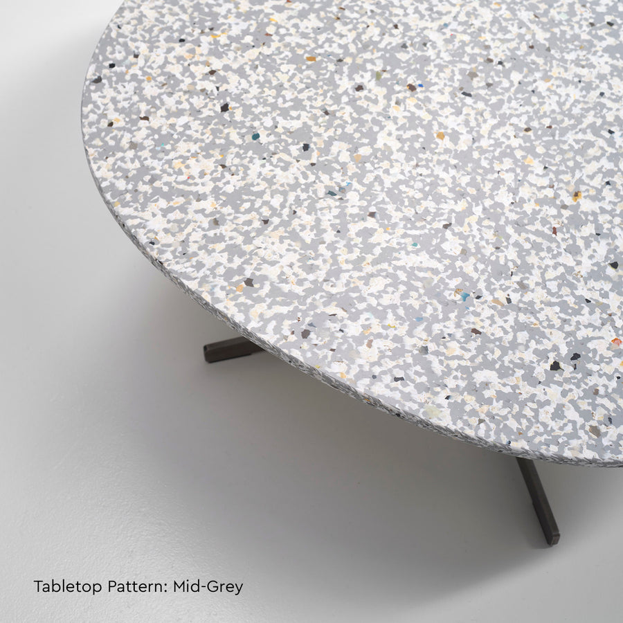 ecoBirdy Frost Table in the colour Mid-Grey