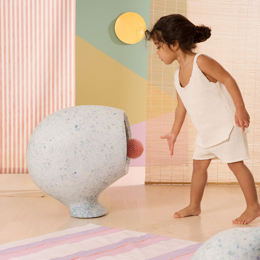 ecoBirdy's Kiwi Container Ocean is both a storage box and playful animal-themed home accessory for kids