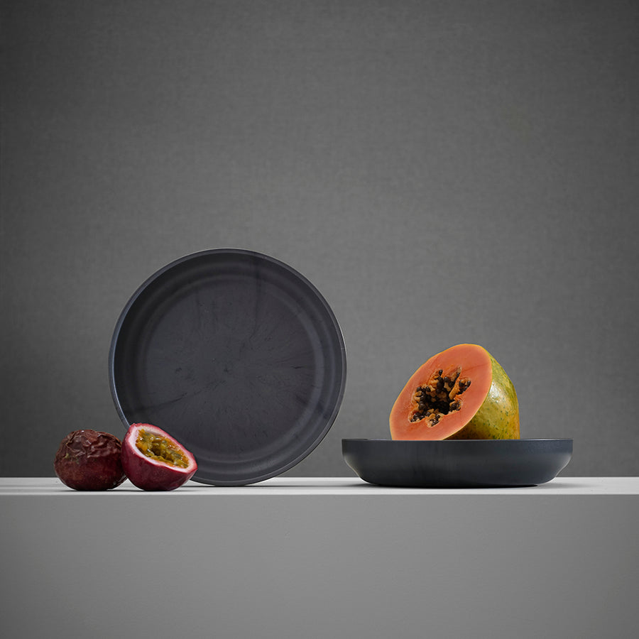 Mabo Plate Shadow by ecoBirdy looks very good with colourful food