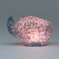Rhino Lamp Ocean - White Light - ecoBirdy