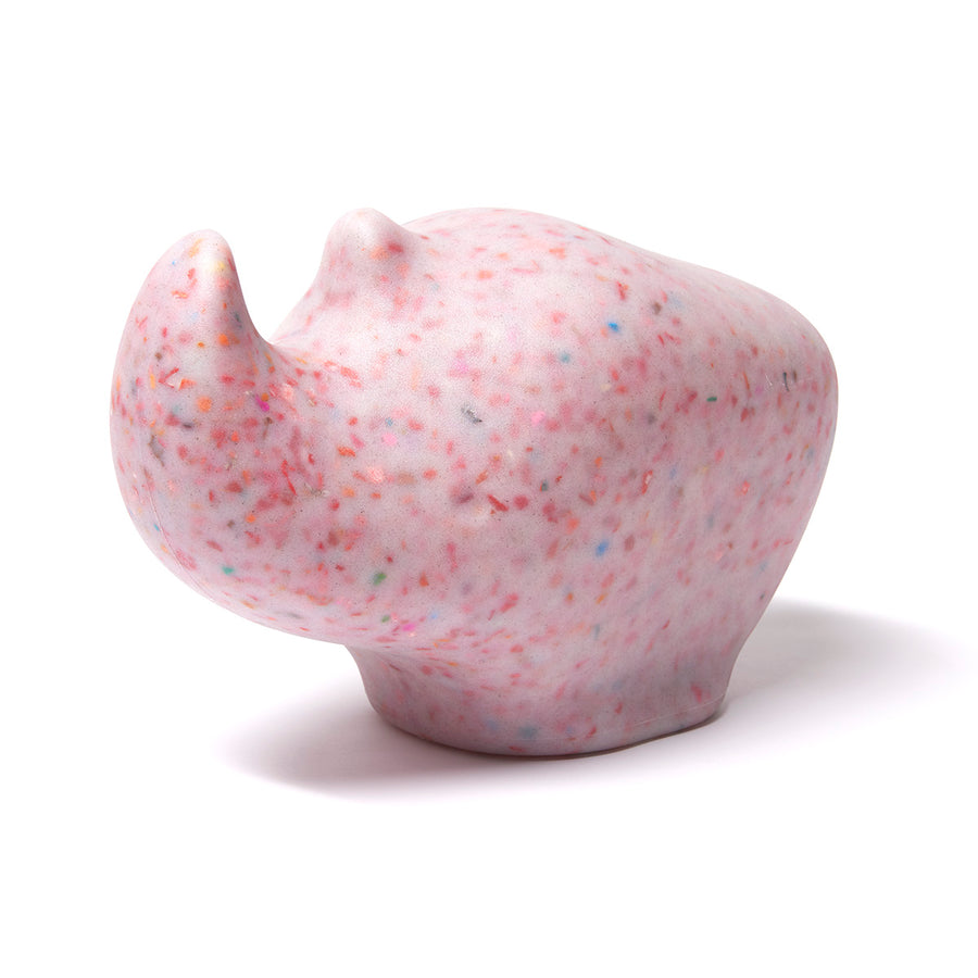 Rhino Lamp Strawberry White Light designed by ecoBirdy can be used as a night lamp or light or as a fun animal themes decoration item for adults