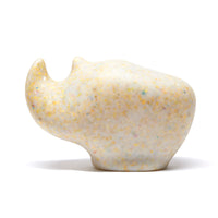 Rhino ecoBirdy Rhino Lamp Vanilla with White Light has a neutral yellow cream colour and gives a warm light
