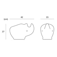 Rhino Lamp Ocean_Colourful Light - ecoBirdy