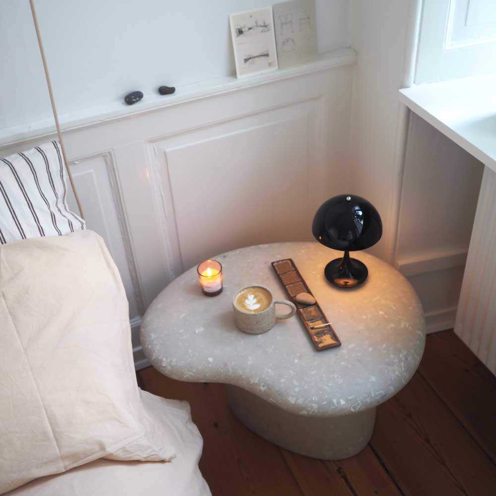Marine Coffee Table Faded-White Set