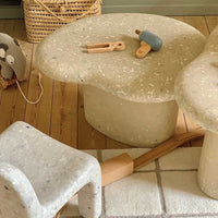 Marine Coffee Table Faded-White Set