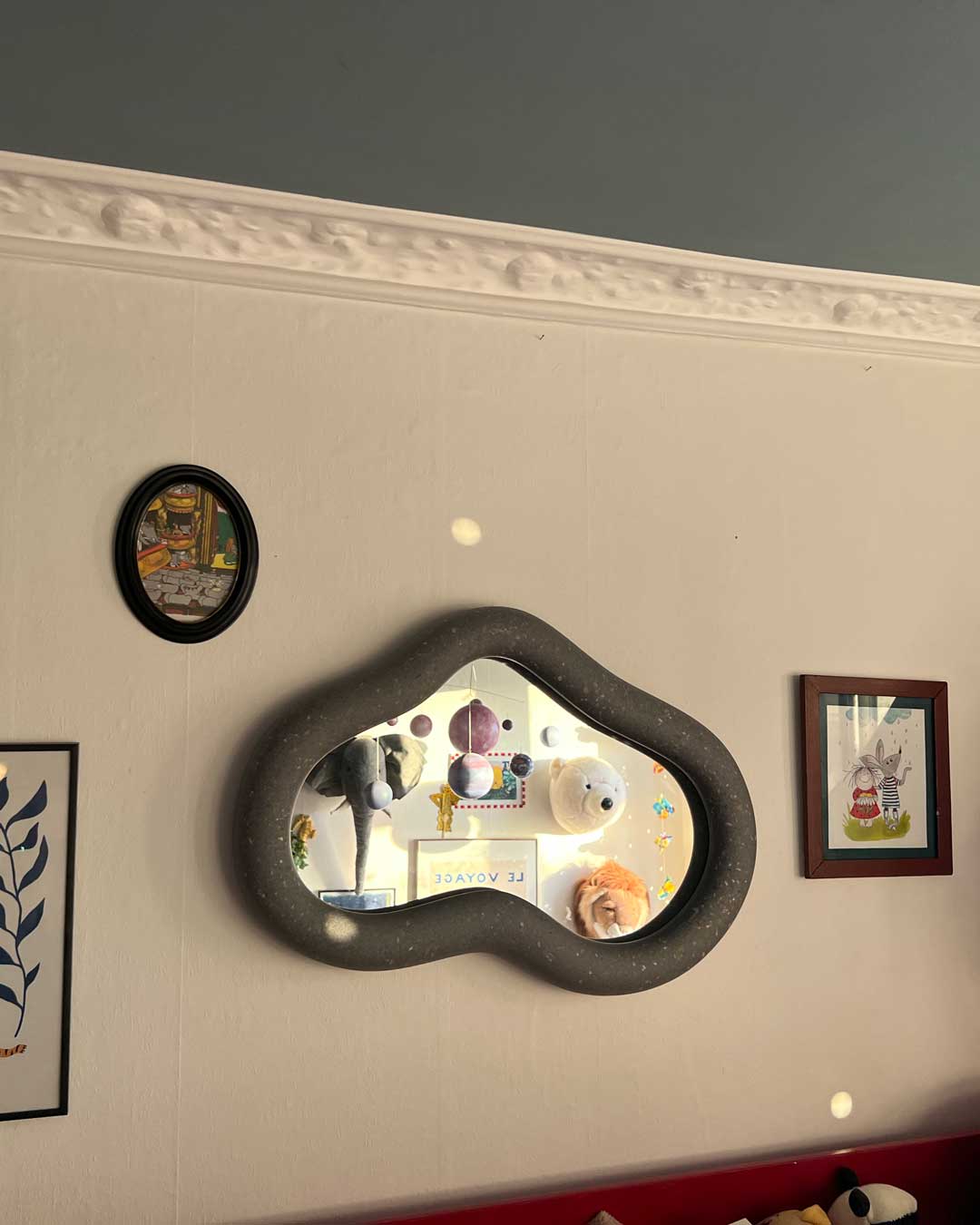 Marine Mirror Stony-Grey