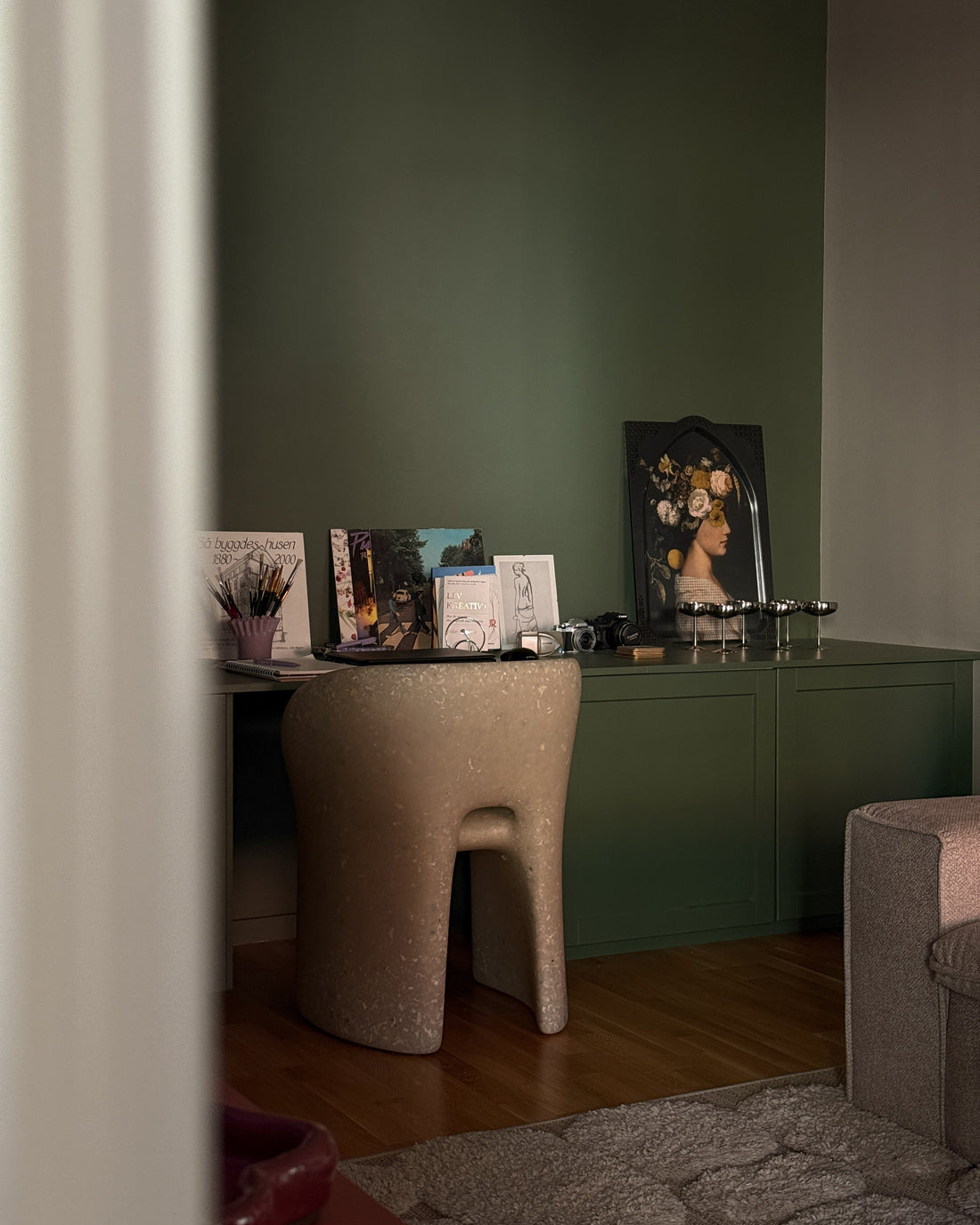 Richard Armchair Faded-White