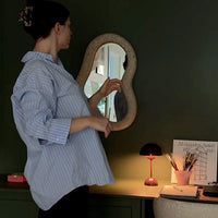 Marine Mirror Faded-White