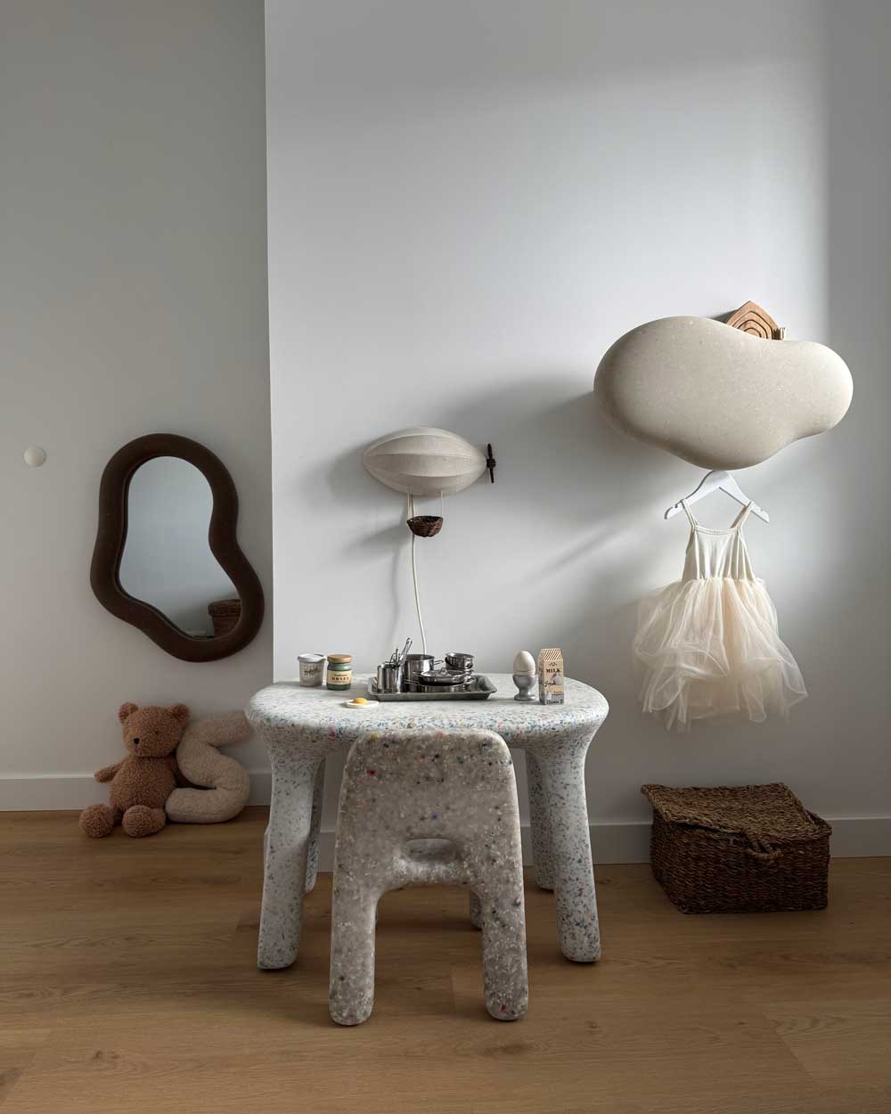 Marine Mirror Coffee-Brown