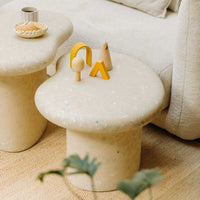 ecoBirdy Sustainable Interior. Marine Table is a livingroom coffee table, side table, bedside table made with recycled plastic. Made in Italy. Designed by ecoBirdy.