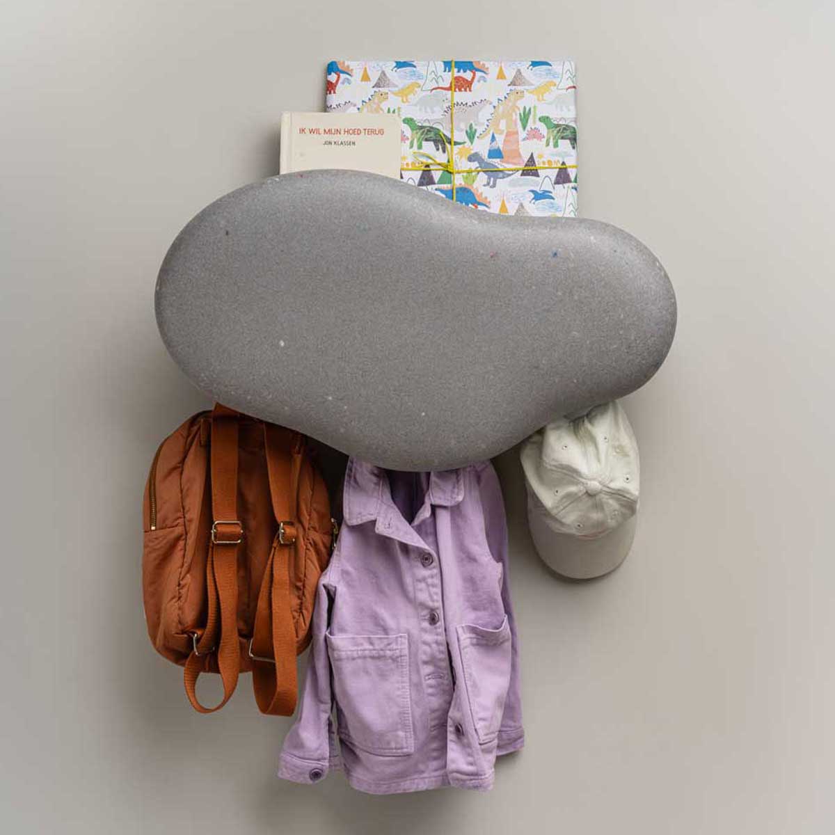 ecoBirdy Marine Coat Rack Stony-Grey