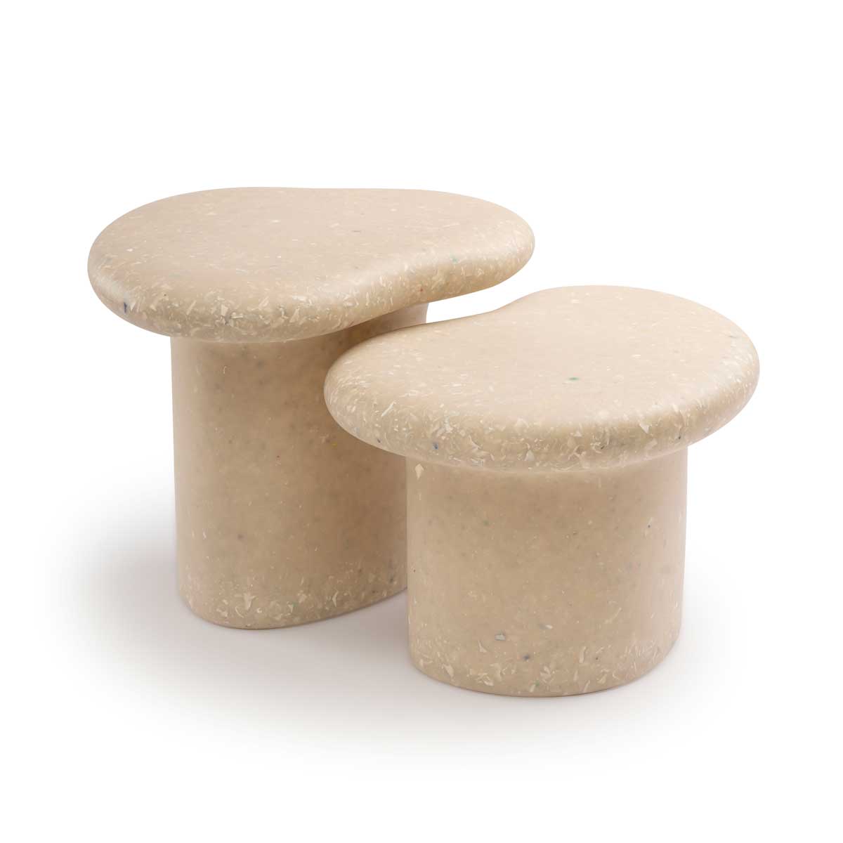 ecoBirdy Marine Coffee Table Faded-White Set