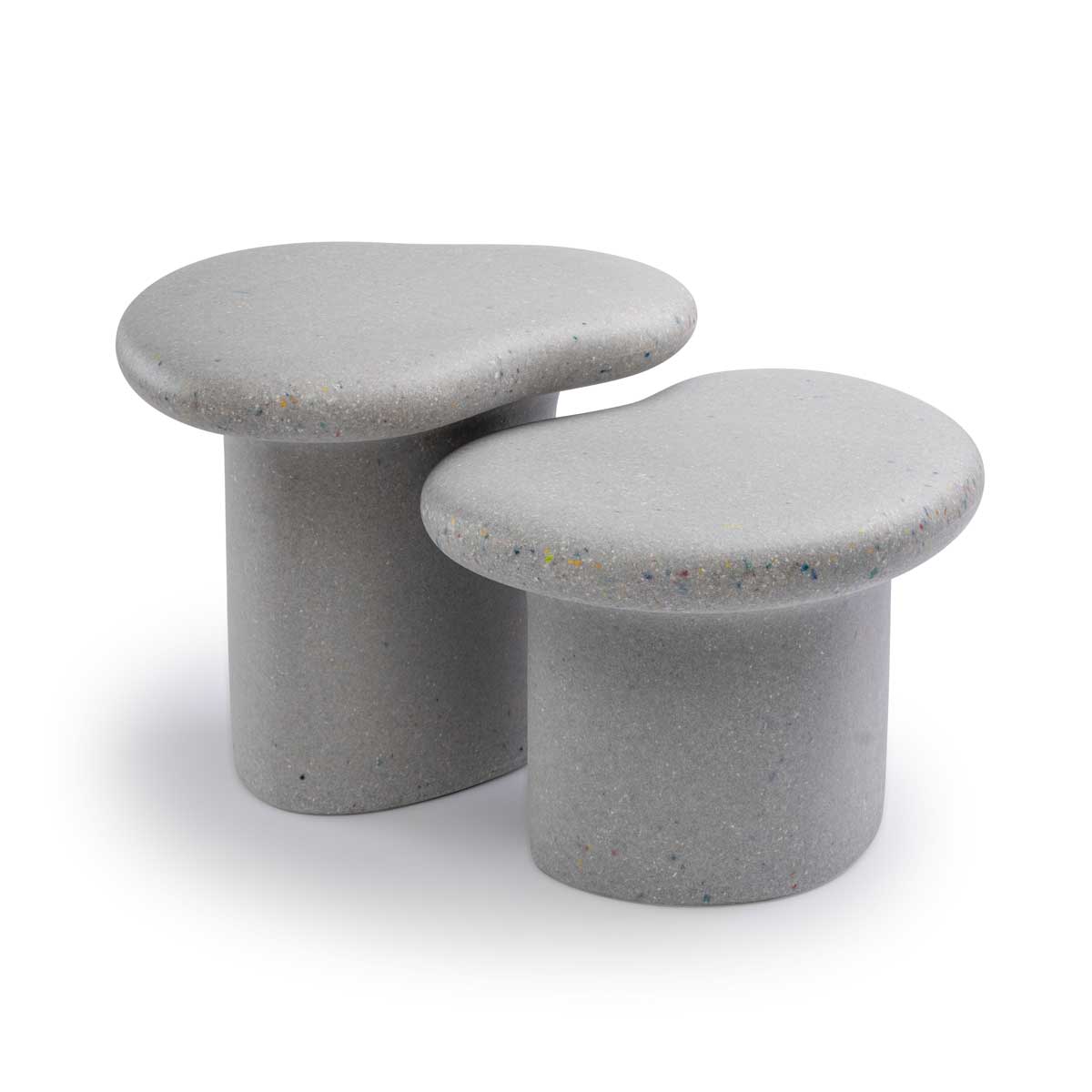 ecoBirdy Marine Coffee Table Stony-Grey Set
